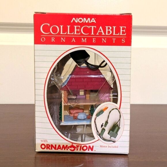 Vintage 1989 Noma Ornamotion Moving House Ornament NOT TESTED - Picture 3 of 8